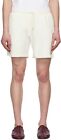 Casablanca Off-White Organic Cotton Shorts Xxl