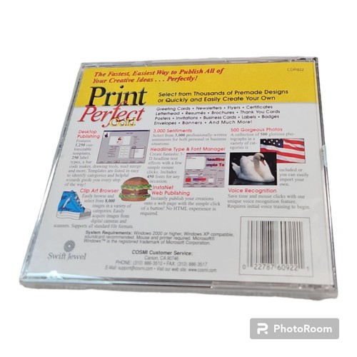 Print Perfect Gold CD New Sealed Windows 2000 Or Higher - Picture 7 of 12