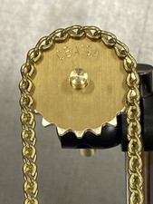 1 BRASS LADDER CHAIN SPROCKET 19 TEETH 1A PITCH- .185" LINK PITCH 65 LINKS/FOOT