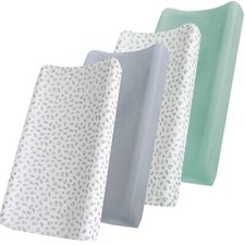 4-Pack Diaper Changing Pad Covers 32"x16" Fitted for Boys Girls Soft Breathable