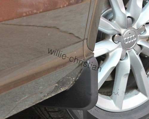 Genuine Front & Rear Splash Guards Mud Flaps For 2015-2018 Audi Q3 S Line - Picture 5 of 6
