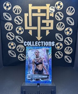 Cora Jade 2025 Topps Chrome WWE #136 Aqua Shimmer 63/199