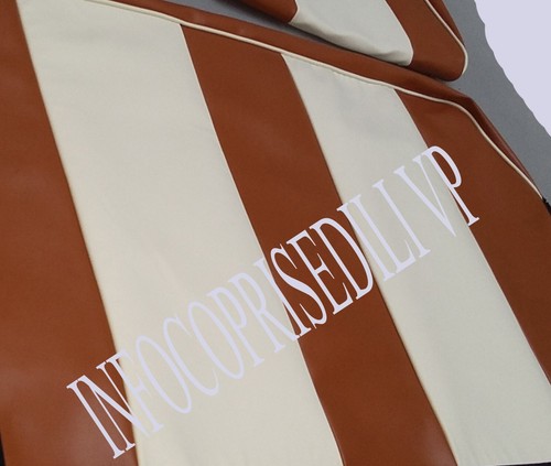 COPRISEDILI FIAT PANDA EPOCA 4X4 LINEA BICOLORE MARRONE e BIANCO - Picture 8 of 13