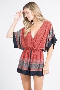 bohemian romper dress