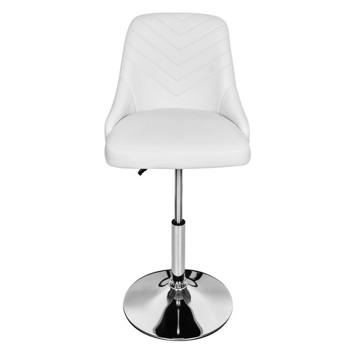 Juego de 2 taburete de bar giratorio 360 para oficina en casa con respaldo de silla asiento suave para salón - Imagen 21 de 28