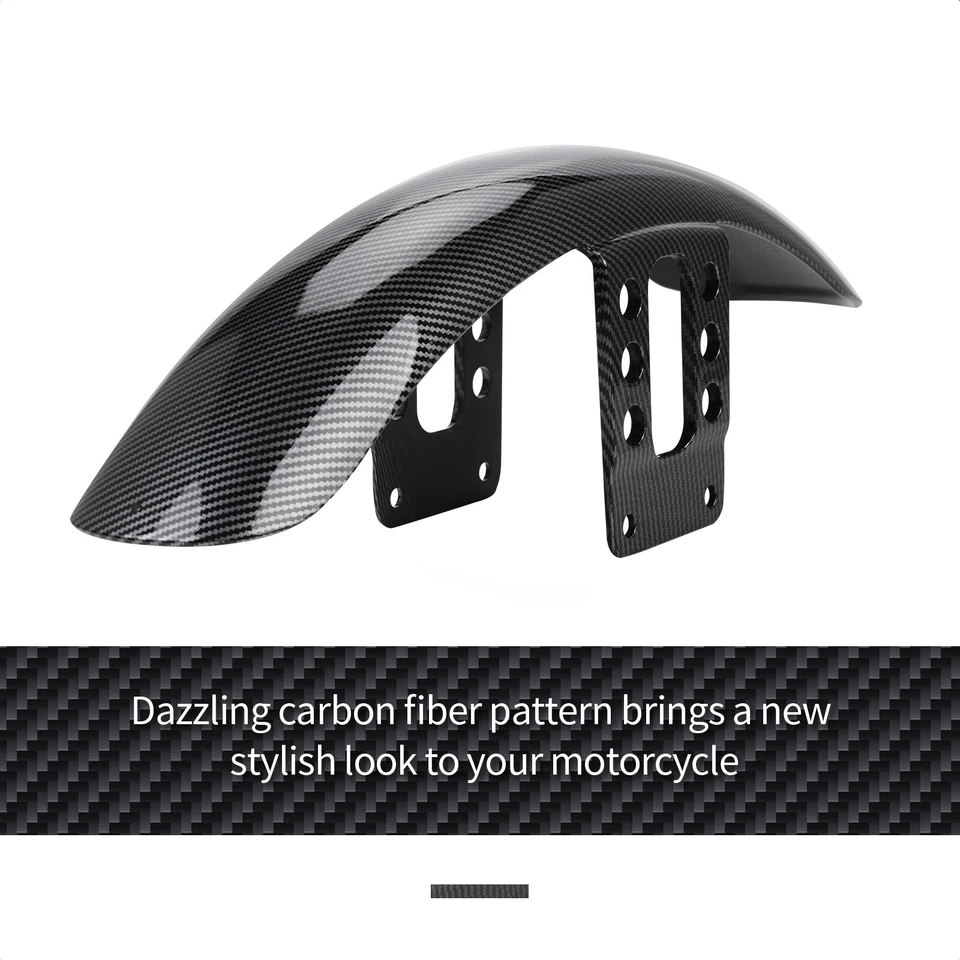 Carbon Fiber Front & Rear Fenders For Harley Sportster XL883 XL1200 2004-2022 US Foto 4 de 4