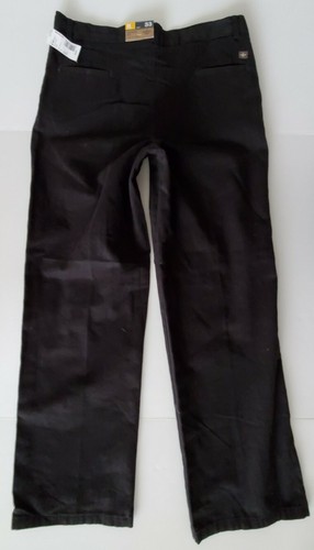BOY'S NEW DOCKERS CLASSIC FIT BLACK KHAKI PANTS Sz 33 x 30" HUSKY - Picture 3 of 6