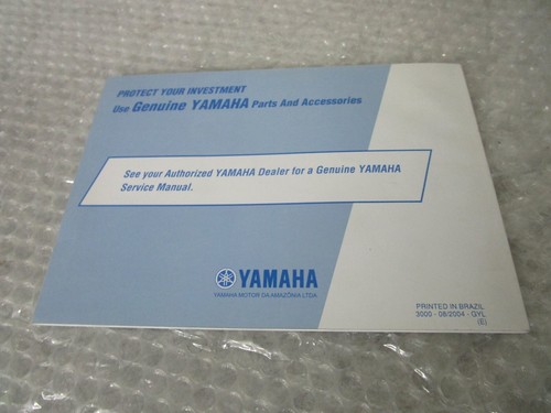 2005 Yamaha TT-R230 Owners Manual LIT-11626-18-40 - Picture 4 of 5
