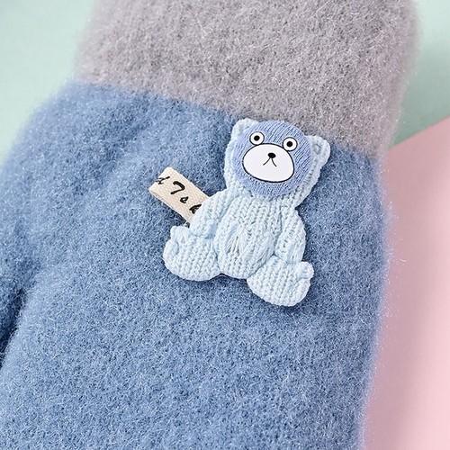 Gestrickte Wolle Kinder Finger handschuhe Für Kinder Kleinkind Kinder - Bild 4 von 11