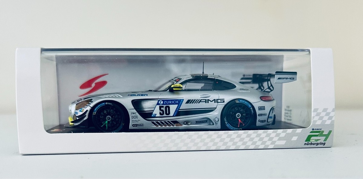 超爆安 GT3 AMG Mercedes 1:43 Spark #50 (No 2017 24H Nürburgring HTP ミニカー