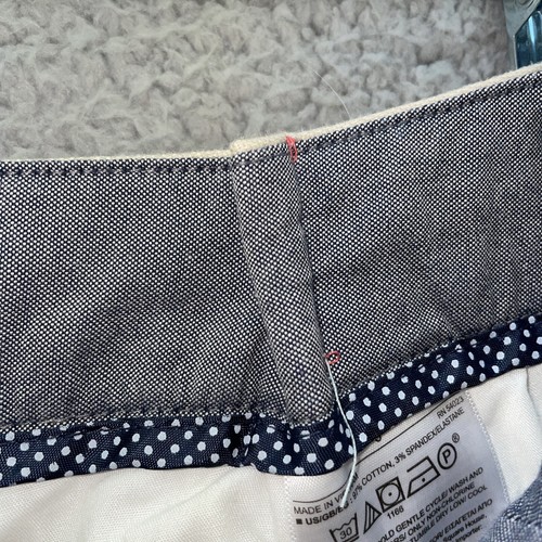 Pantalones Cortos BANANA REPUBLIC Para Mujer Talla 6 HAMPTON FIT Tostado Chino Caminar tiro Medio - Imagen 12 de 12