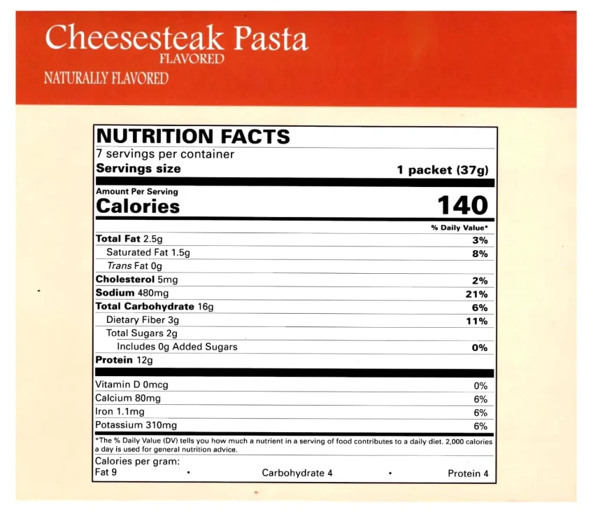 DPTG Cheesesteak Pasta , Ideal Protein Compatible (Robard) - Image 2 of 4
