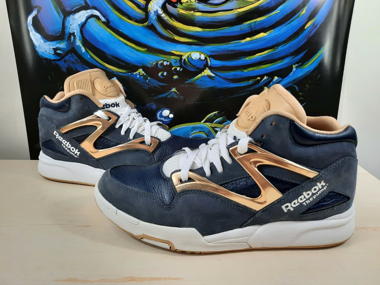 Reebok Pump Omni Lite "Navy Brass" Rare - image 1