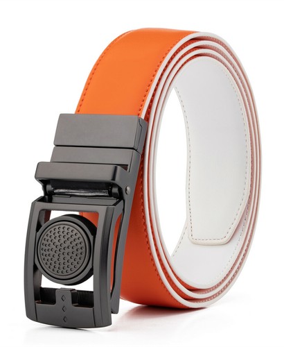 Golf Ledergürtel, Herren Wendegürtel ohne Löcher Ratschengürtel mit Geschenkbox 46"  - Bild 16 von 27