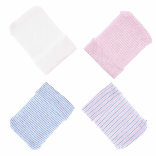Newborn Baby Boy Girl Hospital Hat Toddler Infant Striped Cap Warm Unisex Beanie - Picture 2 of 7