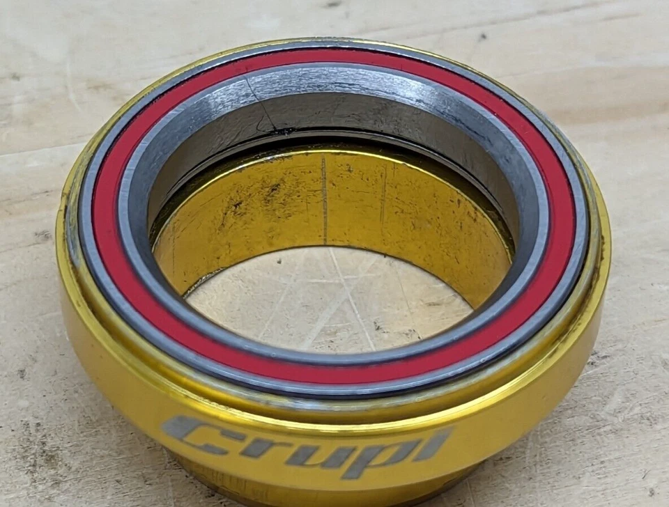 Crupi bmx gold sealed bearing headset cups gold - Image 4 of 4