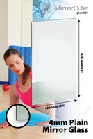 6ft X 4ft Gym Dance Studio Mirror Glass Sheet 4mm Thick 6ft X 4ft Gym Dance Studio Mirror Glass Sheet 4mm Thick