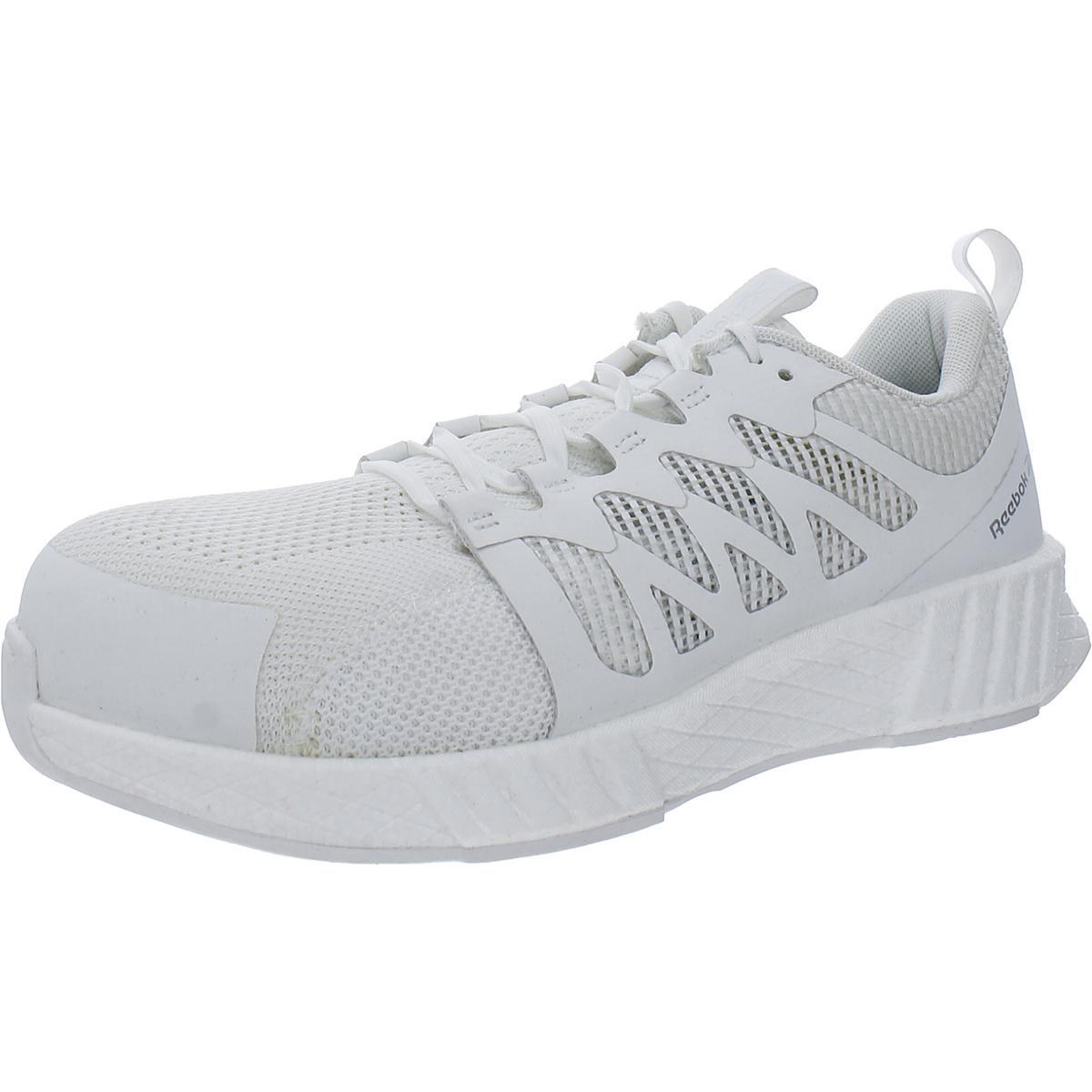 Мужская рабочая и защитная обувь Reebok Fusion Flexweave белого цвета шириной 10,5 (E) BHFO 5012