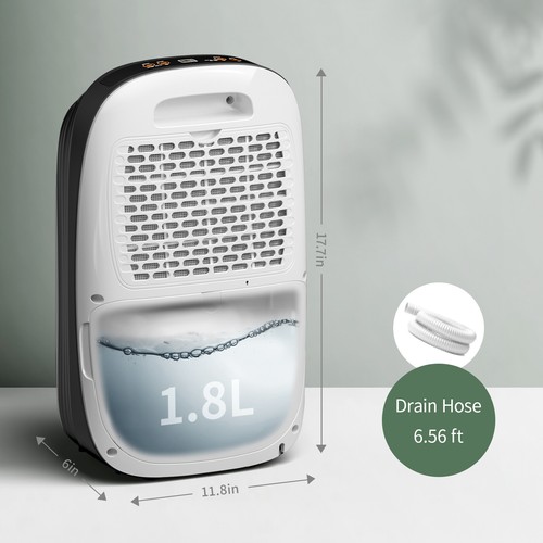 Waykar Dehumidifier 2000Sq. Ft for Home & Basement with Continuous Drain Hose - Picture 4 of 9