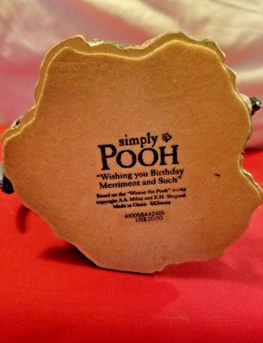 Simply Pooh,Wishing You Birthday Merriment And Such, Retired Figurine - Bild 5 von 6