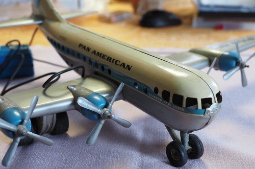 GAMA - BLECHFLUGZEUG - PAN AMERICAN - CLIPPER NEW YORK – Vintage 60er Jahre - Bild 7 von 22