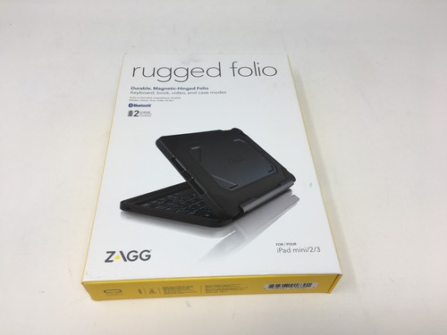 ZAGG Rugged Folio for Apple iPad Mini 2/3 Bluetooth Keyboard/Case