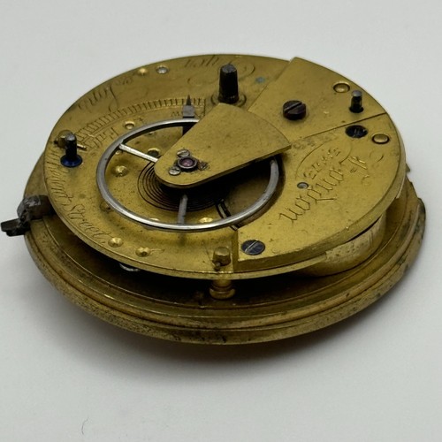 42.8mm Dyer & Sons London Antique Fusee Chain Pocket Watch Movement PARTS SPARES - Picture 12 of 20