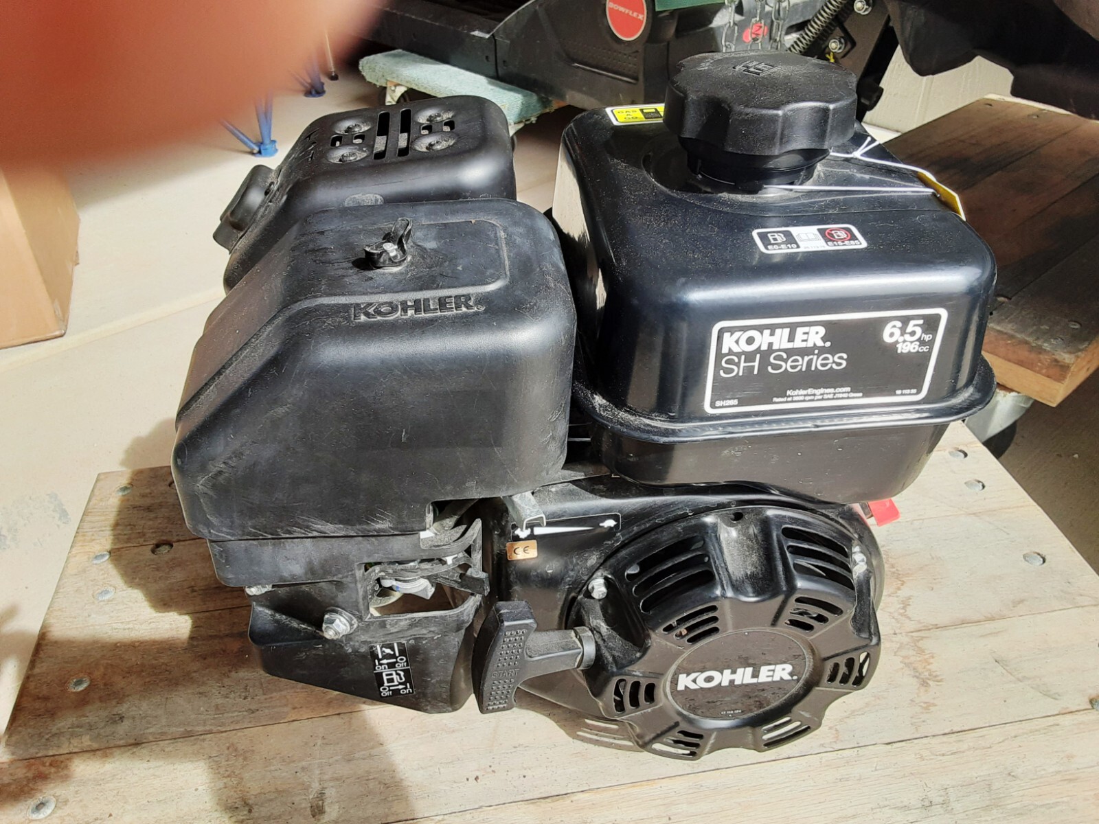 Kohler SH Series 6.5 HP Engine 3/4 in. Crankshaft, Recoil Start, Model