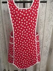 VALENTINE  HANDMADE APRON SIZE MEDIUM