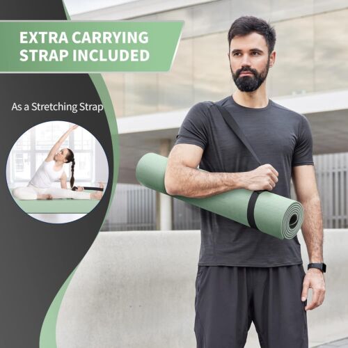 Extra Wide TPE Yoga Mat 183 * 81cm*6mm , SGS Certified for Women and Men - Picture 7 of 7