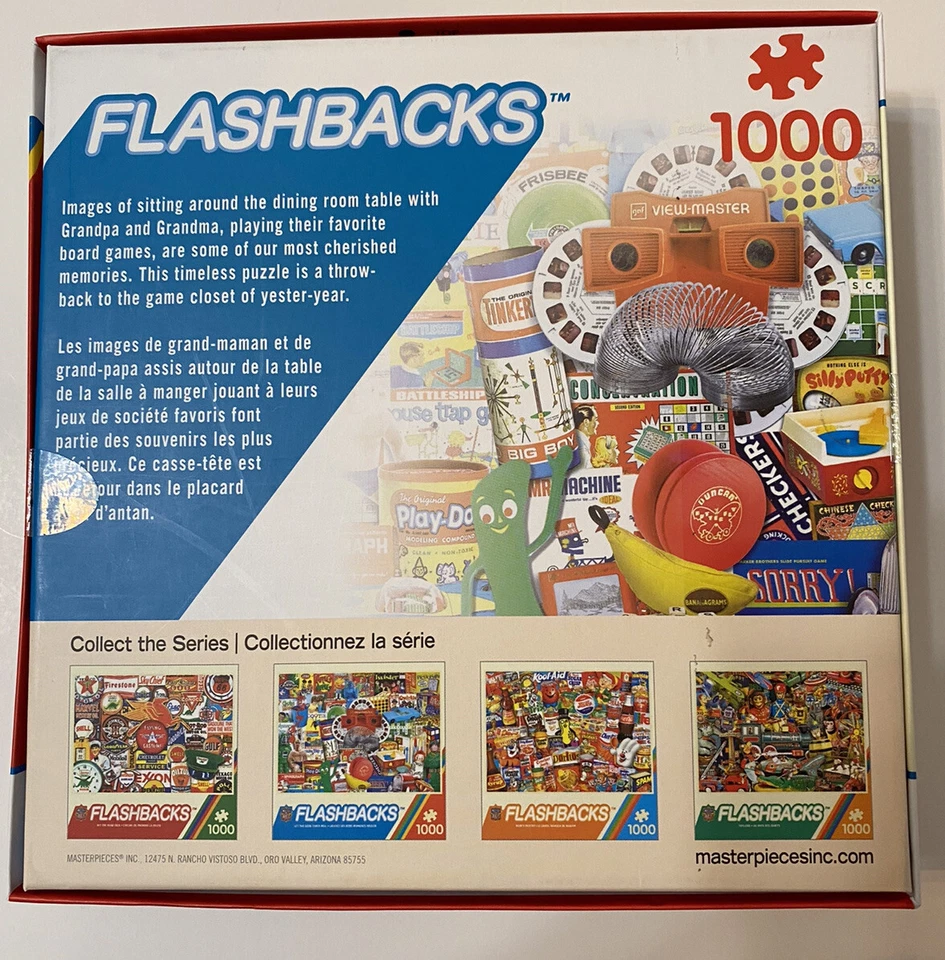 Rompecabezas Flashbacks Let the Good Times 1000 piezas edad 14+ ¡Completo! Foto 2 de 3