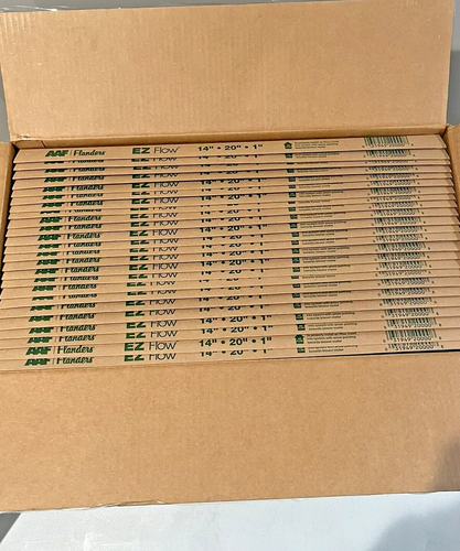 Flanders Air Filters, 14" X 20" X 1" Precisionaire Nested Glass - 24 Pack. - Picture 3 of 6
