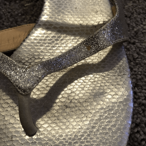 Ivanka Trump Silver Sandals 9.5 M - Picture 2 of 6