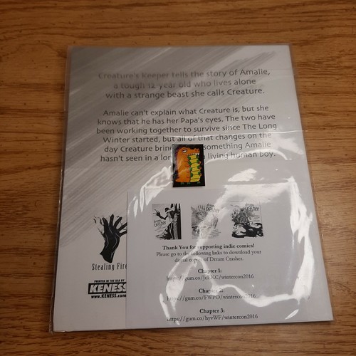 SIGNED Daniel Stalter Dream Crasher Ch 1 Creature's Keeper Comic KICKSTARTER - Picture 11 of 11