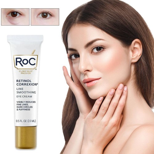 RoC Retinol Correxion & Line Glättende Augencreme - Reduziert sichtbar Schwellungen & - Bild 5 von 7
