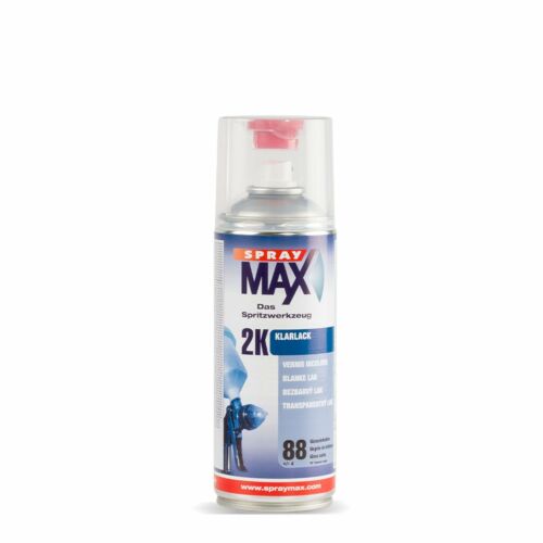 Spraymax 2K Clear Coat Spray Paint - Gloss High Pressure Sealant - 400ml Can - Afbeelding 1 van 1