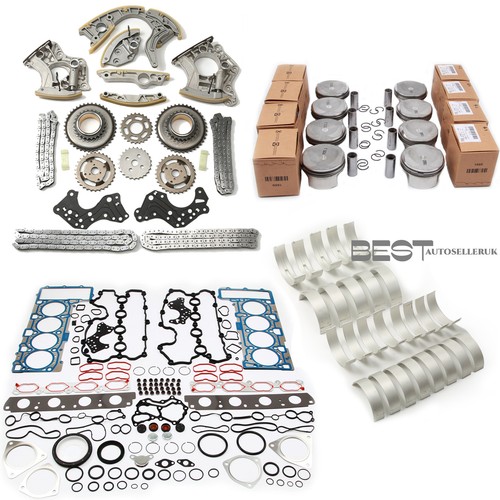 4.2T Engine Overhaul Pistons Gasket Kit Fit For AUDI A6 4.2 FSI 079103383AR - Picture 2 of 14