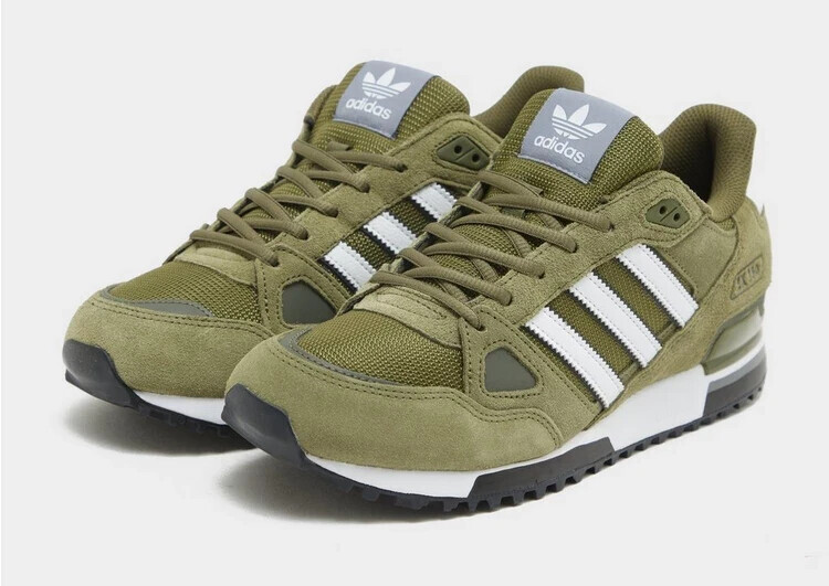 adidas Originals Men's ZX 750 Trainers in Green and White | eBay
