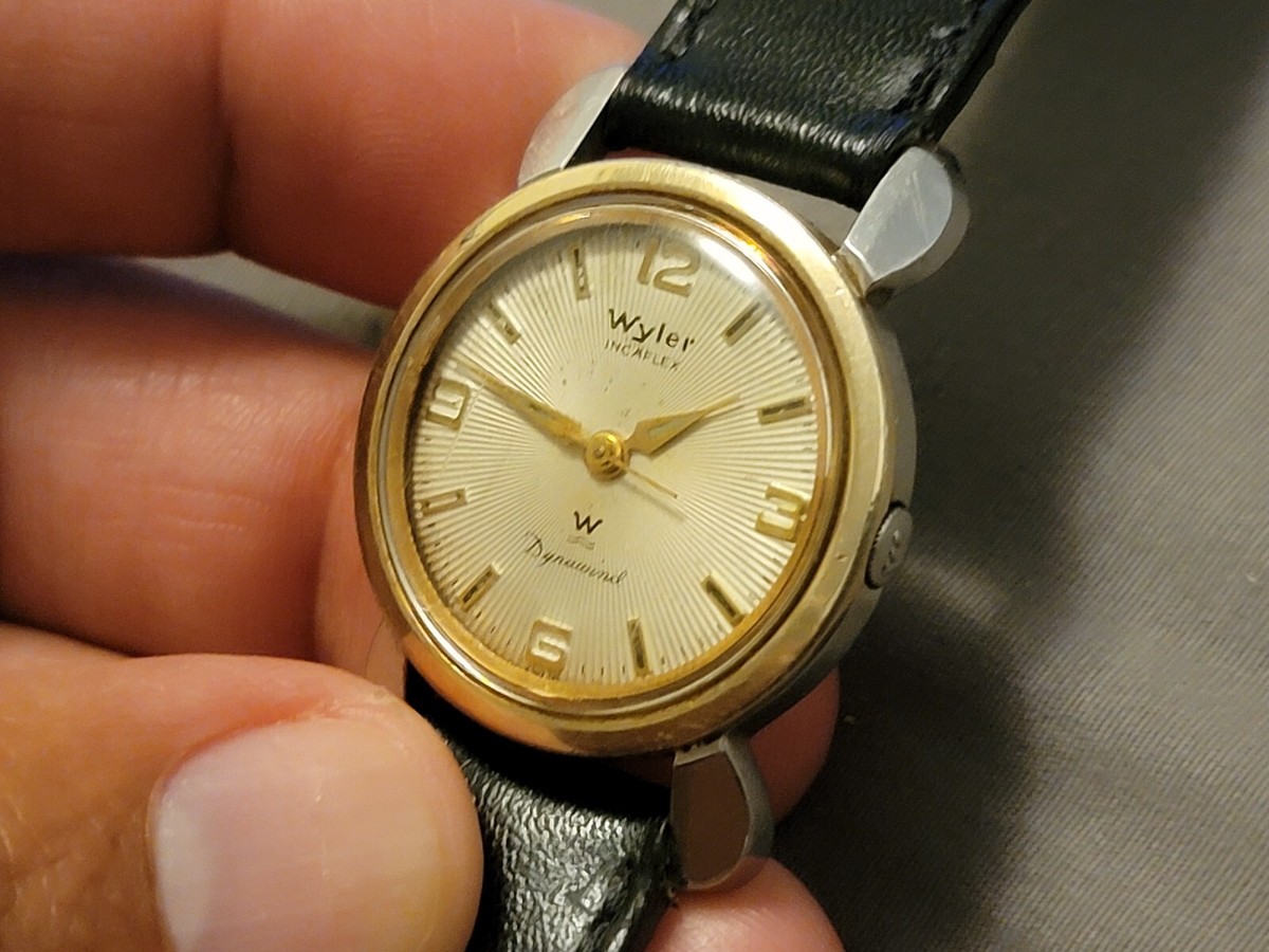 Wyler incaflex Dynawind 腕時計 Vintage Wyler Incaflex Dynawind Automatic Men's Watch For