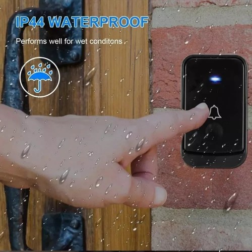 Wireless Door Bells Waterproof 1000ft Long Range Plug in Home Cordless Doorbell - 第 7/21 張圖片