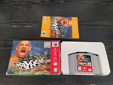 WCW Mayhem N64 Complete In Box CIB Great Shape Nintendo 64