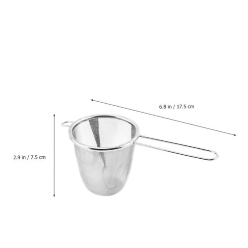 2 Pcs Tea Filter Stainless Steel Mesh Accessories for Drinkers Fine Strainer - Picture 11 of 12