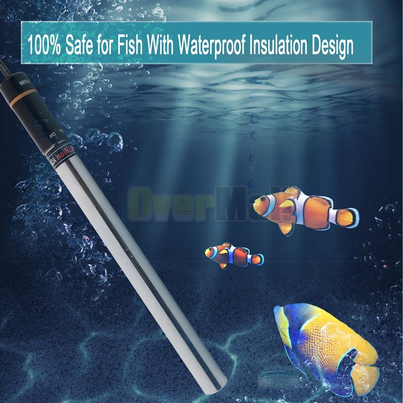 500W LCD Digital Aquarium Heater Submersible Fish Tank Thermostat Anti ...