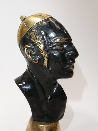 Judaica Bronze Bust 1940s - Picture 3 of 12