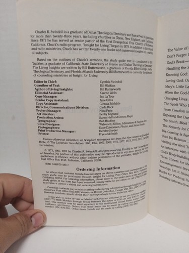 LOT OF 6 CHRISTIAN BOOKS Charles Swindoll - Picture 15 of 17