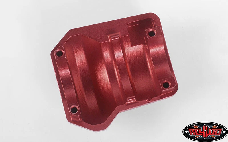 RC4WD Aluminum Diff Cover Red : Traxxas TRX-4 '79 Bronco Ranger XLT VVV-C0483 - Image 2 of 3