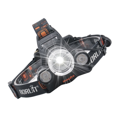 BORUiT 3x Bianco Verde Rosso Caccia LED Faro Campeggio Torcia Lampada Lavoro - Foto 10 di 30