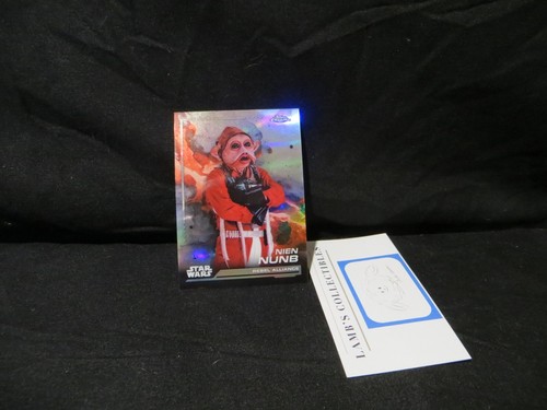 2024 Topps Chrome Star Wars Return of Jedi Card #122 Nien Nunb Rebel Alliance - Picture 2 of 8