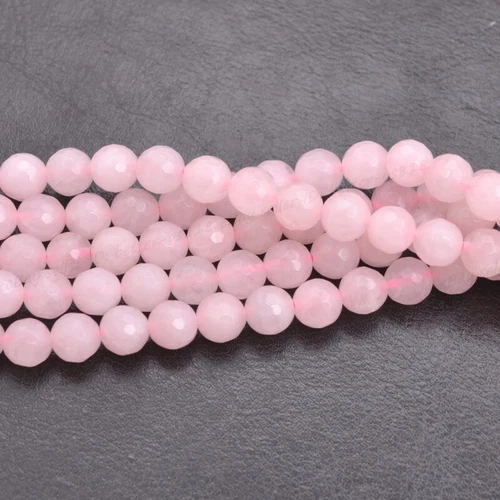 Wholesale Natural Gemstone FACETED Round Spacer Loose Beads 4MM 6MM 8MM 10MM - Picture 77 of 135