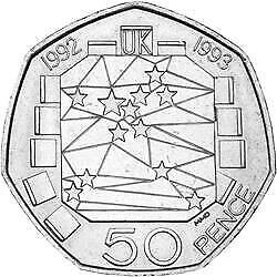 UK Fifty Pence Coins 50p LARGE 1971 - 1997 PROOF & Brilliant Uncirculated BUNC - Picture 24 of 29